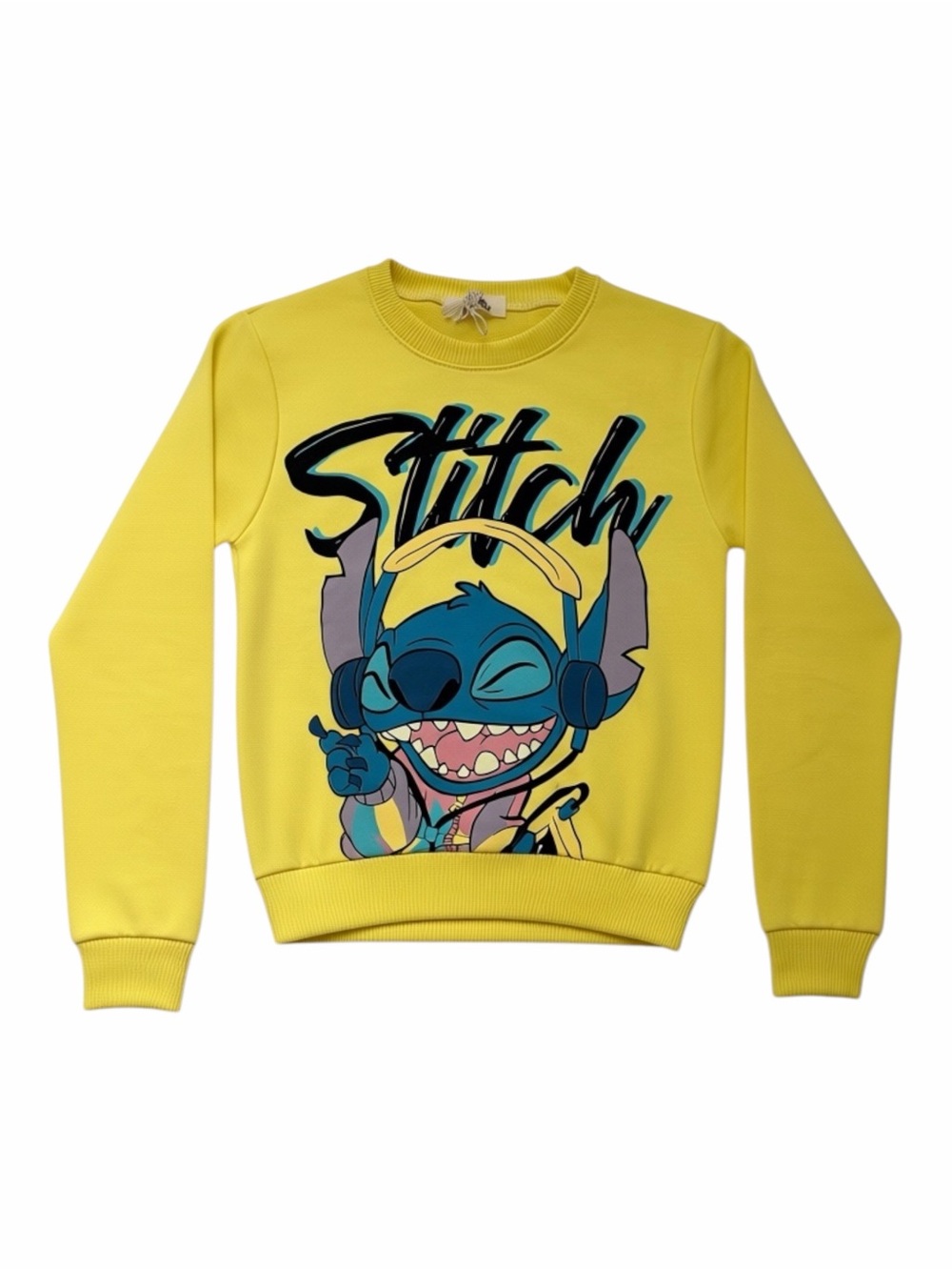 Disney Stitch Yellow Sweatshirt for Toddler Boy Size 2T